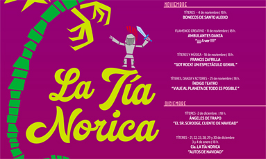 Programación del Teatro del Títere La Tía Norica de Cádiz